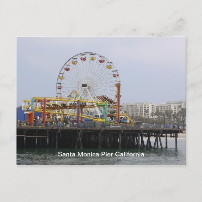 Postal Pier de Santa Mónica (Anverso)