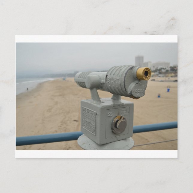 Postal Pier de Santa Mónica (Anverso)