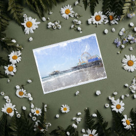 Postal Pier de Santa Mónica - Edición de fotos chic de Sh