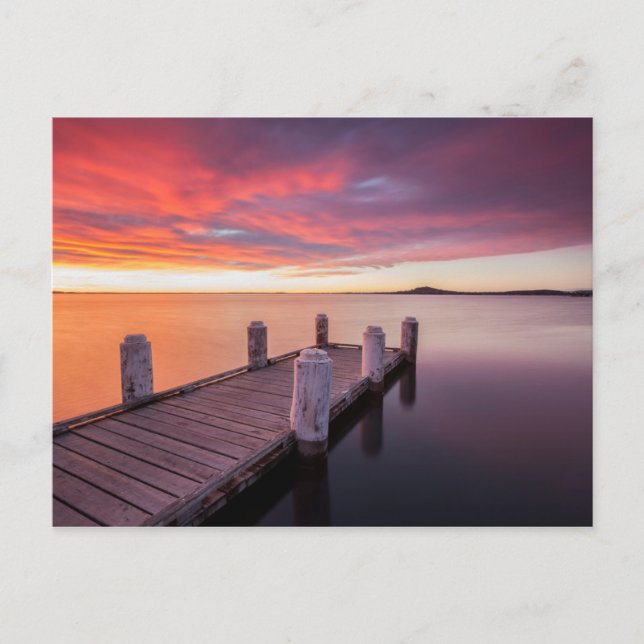 Postal Pier en el lago Illawarra (Anverso)