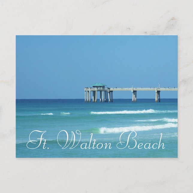 Postal Pier en Fort Walton Beach, Florida (Anverso)