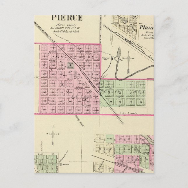 Postal Pierce, Nebraska (Anverso)