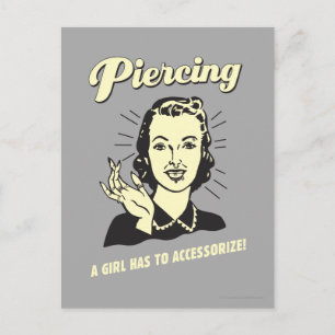 Postal Piercing: Un Chica tiene que acceder