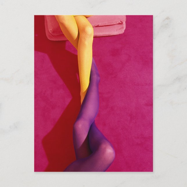 Postal Piernas torcidas (Anverso)