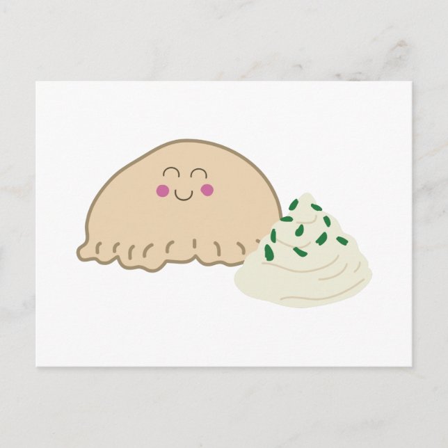 Postal Pierogi polaco (Anverso)