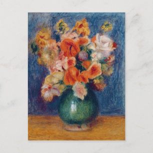 Postal Pierre A Renoir Bouquet