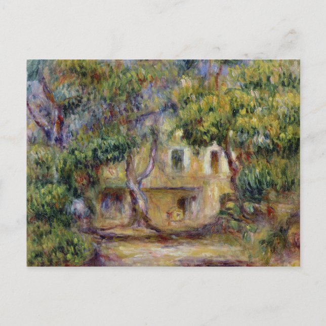 Postal Pierre A Renoir | Granja de Les Collettes (Anverso)