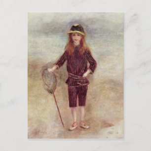 Postal Pierre A Renoir La Pequeña Pescadora
