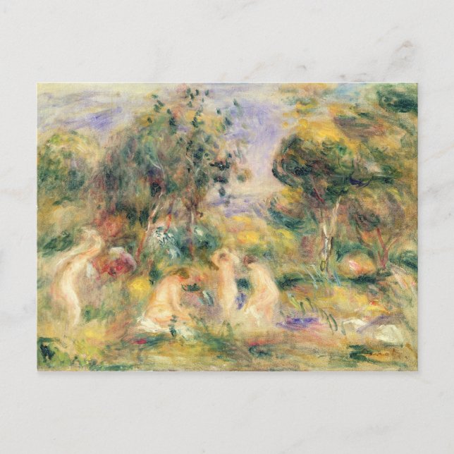 Postal Pierre A Renoir | Los Hermanos (Anverso)