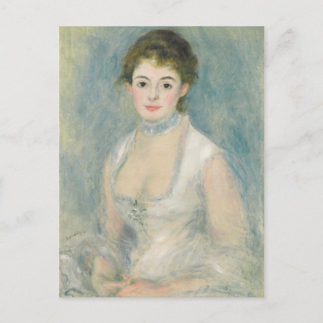 Postal Pierre A Renoir | Madame Henriot (Anverso)