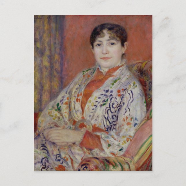 Postal Pierre A Renoir | Madame Heriot (Anverso)