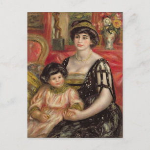 Postal Pierre A Renoir   Mme Josse Bernheim-Jeune e Son