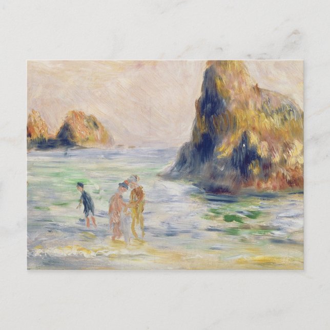 Postal Pierre A Renoir | Moulin Huet Bay, Guernsey (Anverso)
