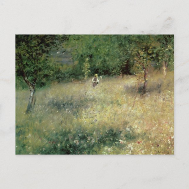 Postal Pierre A Renoir | Primavera de Chatou (Anverso)