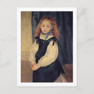 Postal Pierre A Renoir Retrato de Mademoiselle Legrand