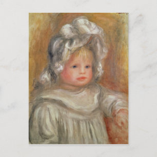 Postal Pierre A Renoir   Retrato de un niño