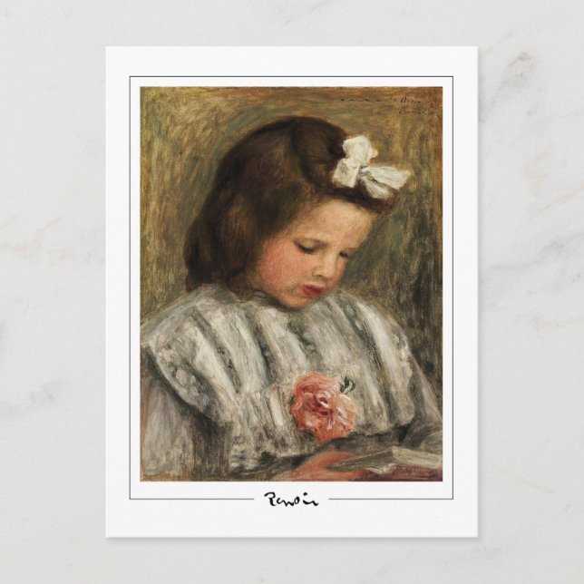Postal Pierre-Auguste Renoir #141-3 - Postcard Bella Arte (Anverso)