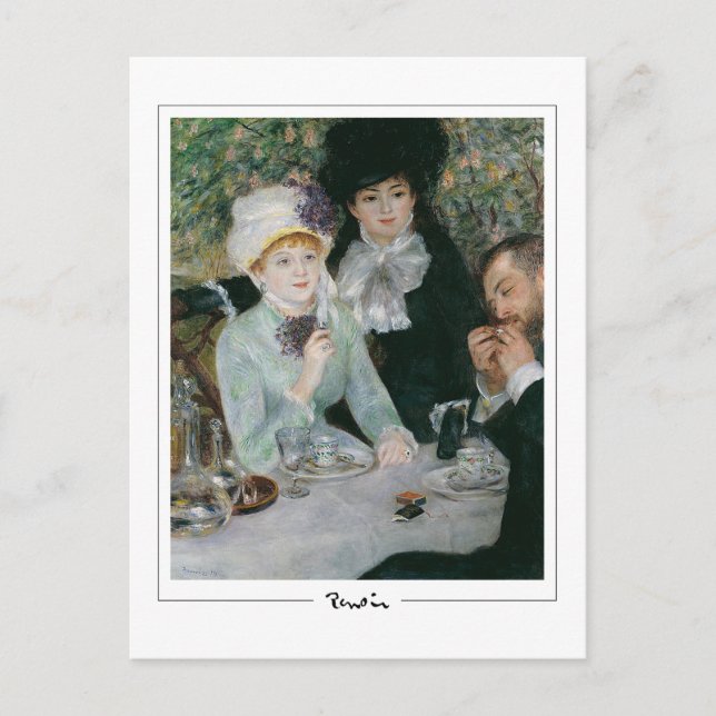 Postal Pierre-Auguste Renoir #22-3 - Postcard Bella Artes (Anverso)