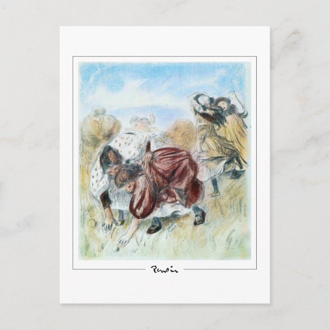 Postal Pierre-Auguste Renoir #24-3 - Postcard Bella Artes (Anverso)