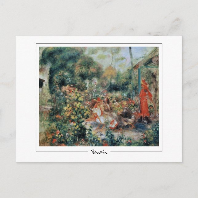 Postal Pierre-Auguste Renoir #283 - Postcard Bella Artes (Anverso)