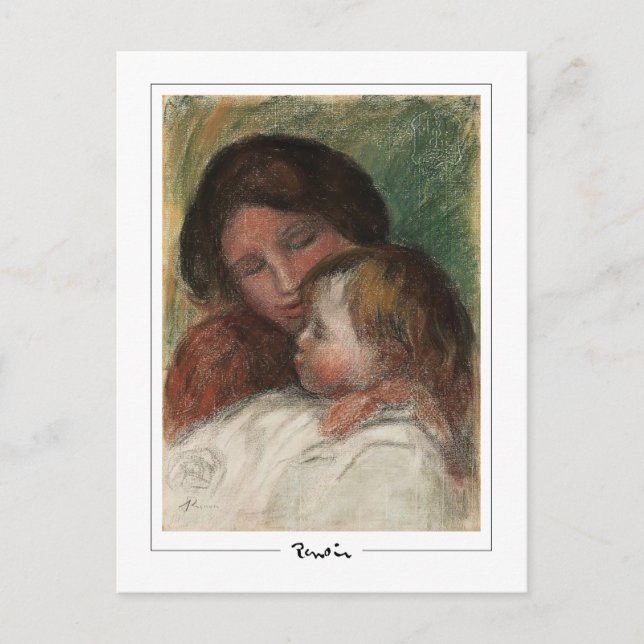 Postal Pierre-Auguste Renoir #300-3 - Postcard Bella Arte (Anverso)