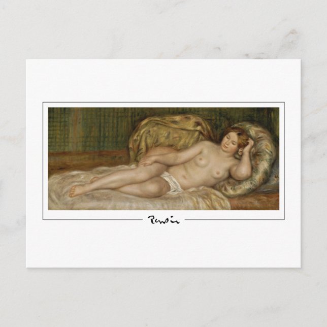 Postal Pierre-Auguste Renoir #6 - Postcard Bella Artes (Anverso)
