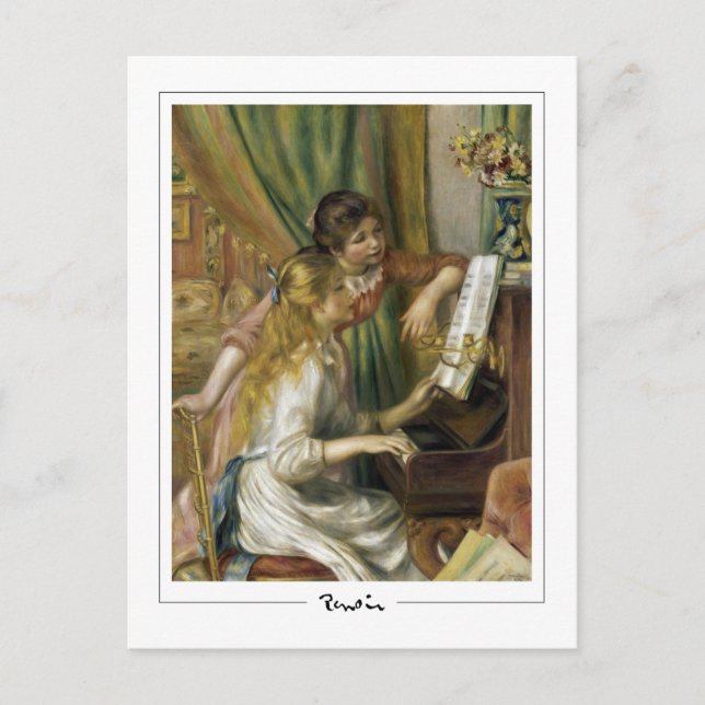 Postal Pierre-Auguste Renoir #7-3 - Postcard Bella Artes (Anverso)