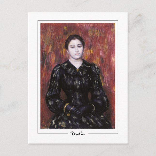 Postal Pierre-Auguste Renoir #8-3 - Postcard Bella Artes (Anverso)