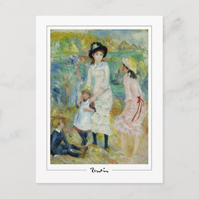 Postal Pierre-Auguste Renoir #8 - Postcard Bella Artes (Anverso)