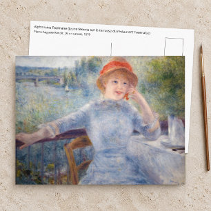 Postal Pierre Auguste Renoir - Alphonsine Fournaise