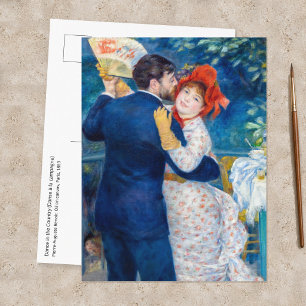 Postal Pierre-Auguste Renoir - Baile Campestre