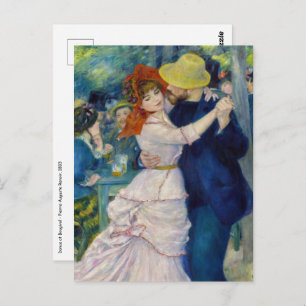 Postal Pierre-Auguste Renoir - Baile en Bougival