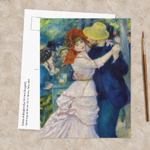 Postal Pierre-Auguste Renoir - Baile en Bougival