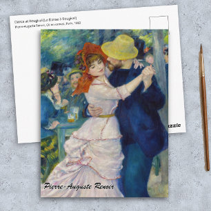 Postal Pierre-Auguste Renoir - Baile en Bougival