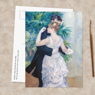 Postal Pierre-Auguste Renoir - Baile en la ciudad