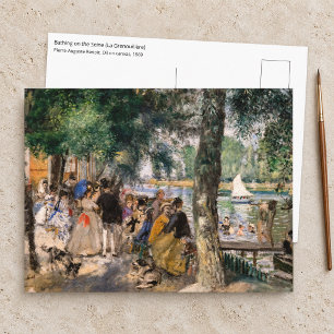 Postal Pierre-Auguste Renoir - Baño en el Sena