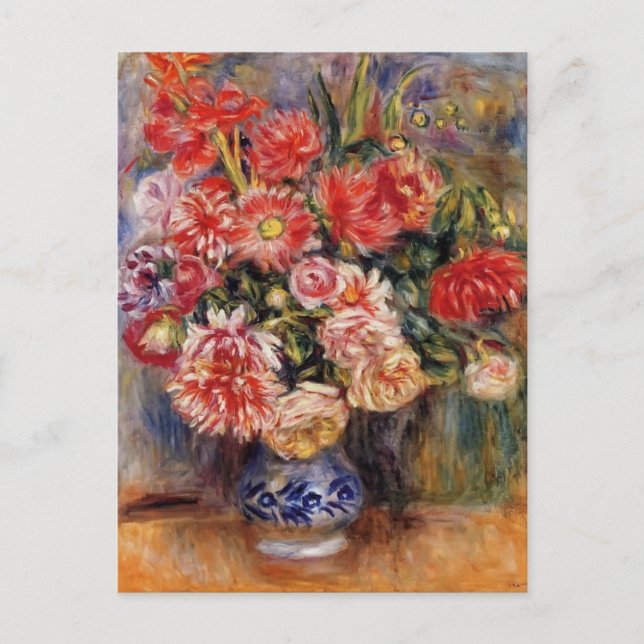 Postal Pierre-Auguste Renoir-Bouquet (Anverso)