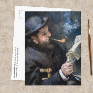 Postal Pierre-Auguste Renoir - Claude Monet leyendo
