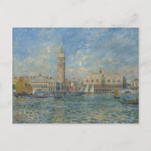 Postal Pierre Auguste Renoir Doges Palace Venecia Italia