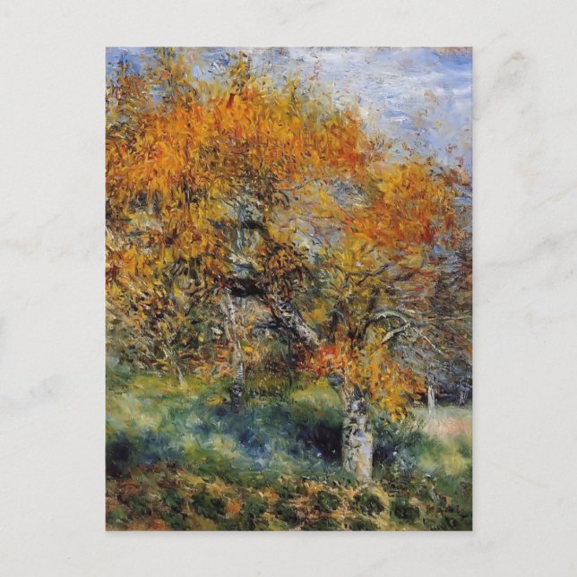 Postal Pierre-Auguste Renoir - El árbol de los peros (Anverso)