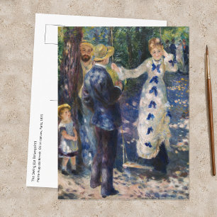 Postal Pierre-Auguste Renoir - El Columpio