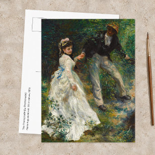 Postal Pierre-Auguste Renoir - El Paseo