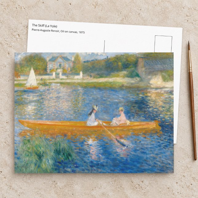 Postal Pierre-Auguste Renoir - La barca (Subido por el creador)