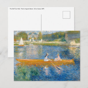 Postal Pierre-Auguste Renoir - La esquiadora