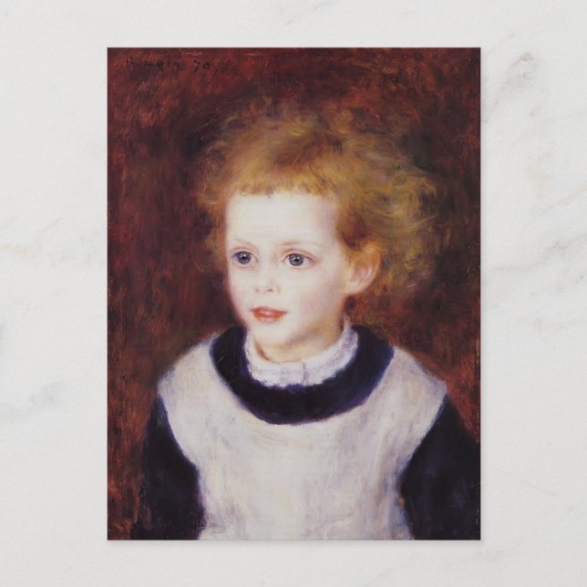 Postal Pierre-Auguste Renoir-Margot Berard (Anverso)