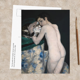 Postal Pierre-Auguste Renoir - Niño con un Gato