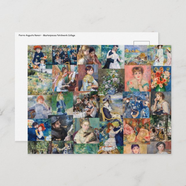 Postal Pierre-Auguste Renoir - Obra maestra (Anverso / Reverso)