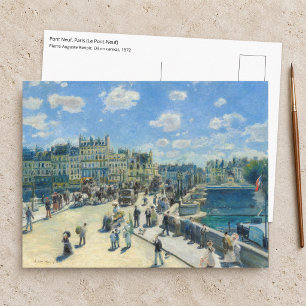 Postal Pierre-Auguste Renoir - París, Pont-Neuf