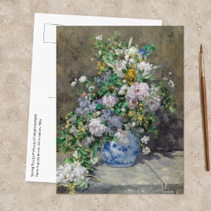 Postal Pierre-Auguste Renoir - Ramo de primavera