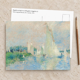 Postal Pierre-Auguste Renoir - Regata en Argenteuil
